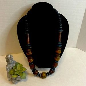 Vintage wood Necklace